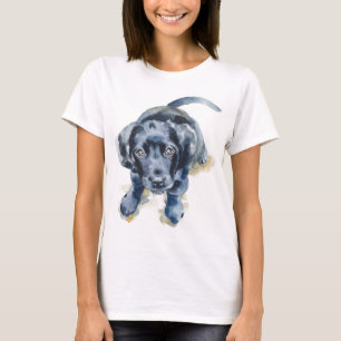 Barney, Black Labrador retriever puppy T-shirt