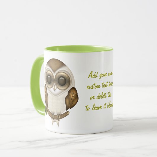 Barney De Barn Owl Mok (Voorkant links)