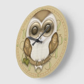 Barney de Barn Owl Wall klok (Hoek)