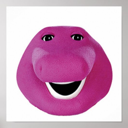 Barney Face Poster (Voorkant)