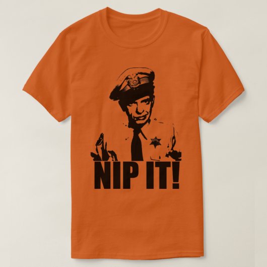 Barney Fife nip het T-shirt (Design voorkant)