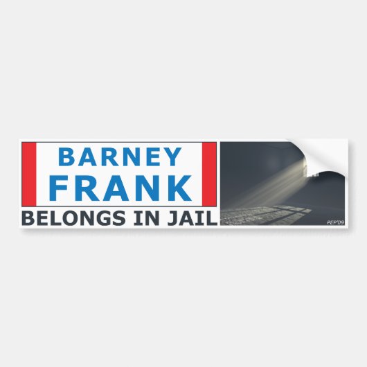Barney Frank Bumpersticker (Voorkant)