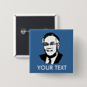 Barney Frank Vierkante Button 5,1 Cm (Voorkant /achterkant)