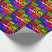 BARNEY (mannelijke namen) Cadeaupapier (Hoek)