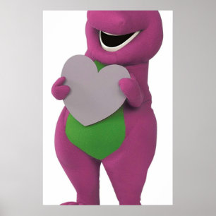 Barney met hart poster