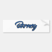 Barney Name blue Aufkleber Sticker Autoaufkleber (Voorkant)