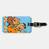 Barney Rubble en Fred Flintstone Bagagelabel (Voorkant horizontaal)