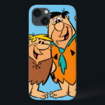 Barney Rubble en Fred Flintstone Case-Mate iPhone Case<br><div class="desc">Flintstenen | Bekijk de prehistorische bros Barney Rubble en Fred Flintstone die samen staan.</div>