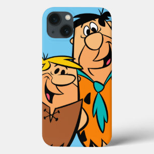 Barney Rubble en Fred Flintstone Case-Mate iPhone Case