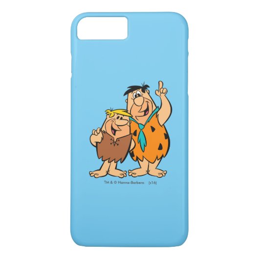 Barney Rubble en Fred Flintstone Case-Mate iPhone Case (Achterkant)