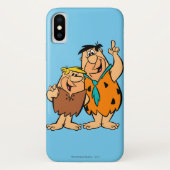 Barney Rubble en Fred Flintstone Case-Mate iPhone Case (Achterkant)