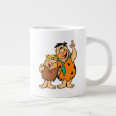 Barney Rubble en Fred Flintstone Grote Koffiekop (Rechts)