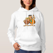 Barney Rubble en Fred Flintstone Hoodie (Voorkant)