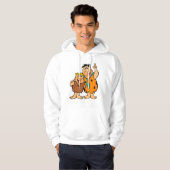 Barney Rubble en Fred Flintstone Hoodie (Voorkant volledig)