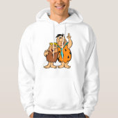 Barney Rubble en Fred Flintstone Hoodie (Voorkant)