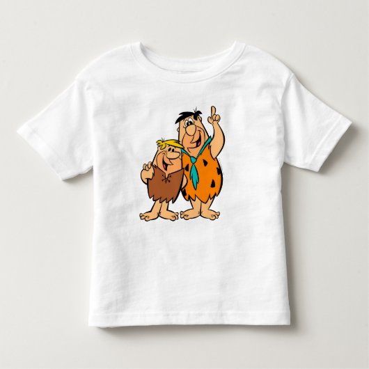 Barney Rubble en Fred Flintstone Kinder Shirts (Voorkant)