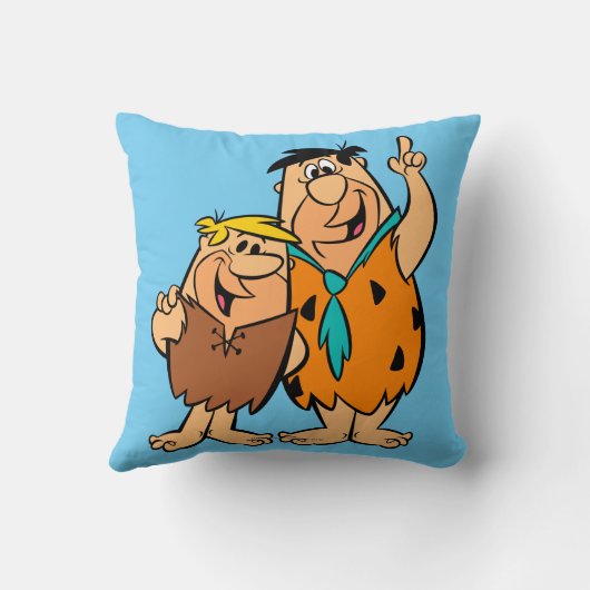 Barney Rubble en Fred Flintstone Kussen (Achterkant)