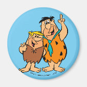 Barney Rubble en Fred Flintstone Magneet (Voorkant)