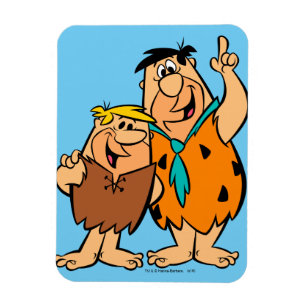 Barney Rubble en Fred Flintstone Magneet