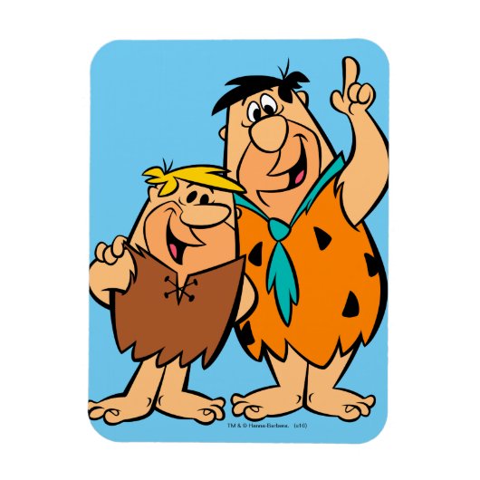 Barney Rubble en Fred Flintstone Magneet (Verticaal)