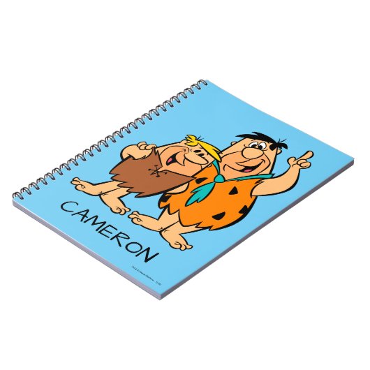 Barney Rubble en Fred Flintstone Notitieboek (Linkerzijde)