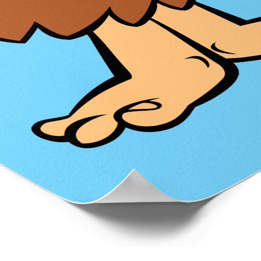 Barney Rubble en Fred Flintstone Poster (Hoek)