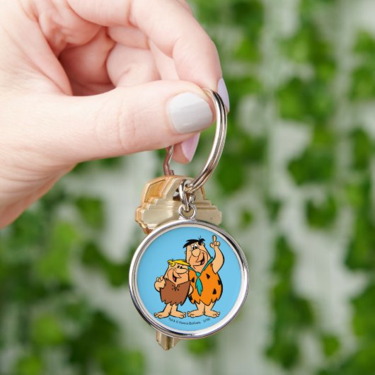 Barney Rubble en Fred Flintstone Sleutelhanger (Hand)