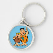 Barney Rubble en Fred Flintstone Sleutelhanger (Voorkant)