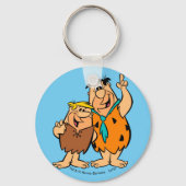 Barney Rubble en Fred Flintstone Sleutelhanger (Voorkant)
