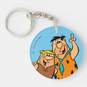 Barney Rubble en Fred Flintstone Sleutelhanger