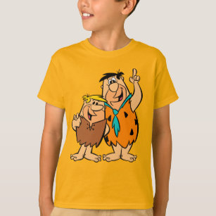 Barney Rubble en Fred Flintstone T-shirt