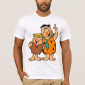 Barney Rubble en Fred Flintstone T-shirt (Voorkant)