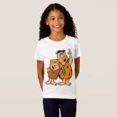 Barney Rubble en Fred Flintstone T-shirt (Voorkant volledig)