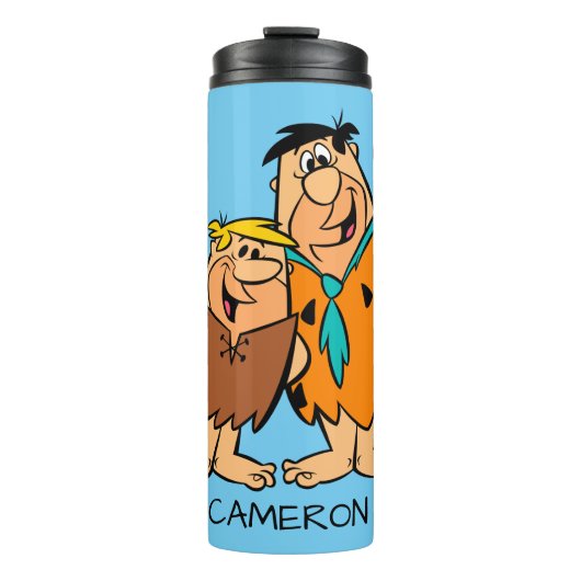 Barney Rubble en Fred Flintstone Thermosbeker (Voorkant)