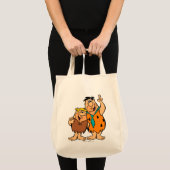 Barney Rubble en Fred Flintstone Tote Bag (Voorkant (product))