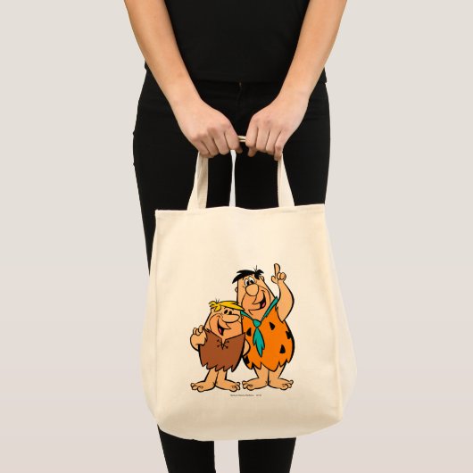 Barney Rubble en Fred Flintstone Tote Bag (Voorkant (product))
