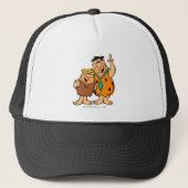 Barney Rubble en Fred Flintstone Trucker Pet (Voorkant)