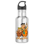 Barney Rubble en Fred Flintstone Waterfles (Voorkant)