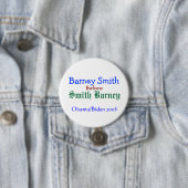 Barney Smith voor Smith Barney Ronde Button 7,6 Cm (In situ)