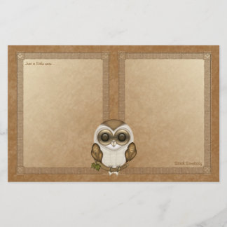 Barney The Barn Owl notebook Briefpapier