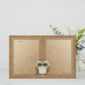 Barney The Barn Owl notebook Briefpapier (Staand voorkant)