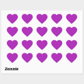Barney (vaste kleur) hart sticker (Vel)