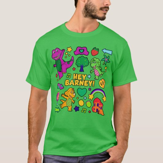 Barneys World Hey Barney girl T-shirt (Voorkant)