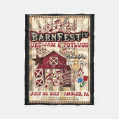 Barnfest IV Souvenir Blanket Fleece Deken (Voorkant)