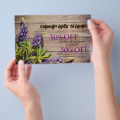 Barnhout Bloem botanische natuur bloemist Flyer (Hand)