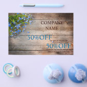 Barnhout Bloem botanische natuur bloemist Flyer (Enkel)