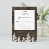 Barnhout Rustic Pine bomen, winterstandaard rsvp (Staand voorkant)
