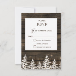 Barnhout Rustic Pine bomen, winterstandaard rsvp Kaartje