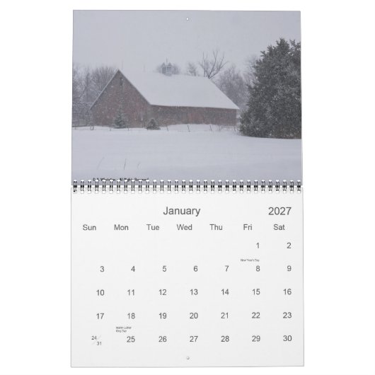 Barns 2015 - Collectie twee Kalender (Jan 2027)