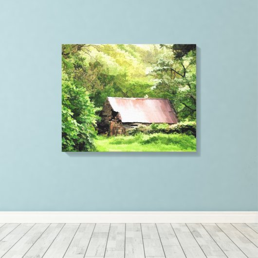 BARNS CANVAS AFDRUK (Insitu (Houten vloer))